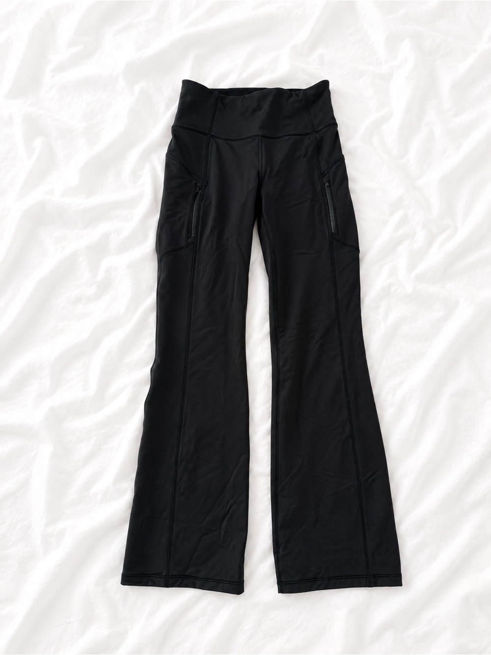Athleta Black High-Rise Flare Active Pants
